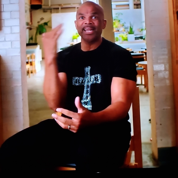 Black Sabbath Rhinestone T-Shirt Seen On  DMC - Picture 4 of 6